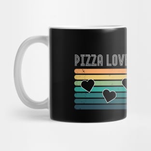 Pizza Lover Retro Sunset Mug